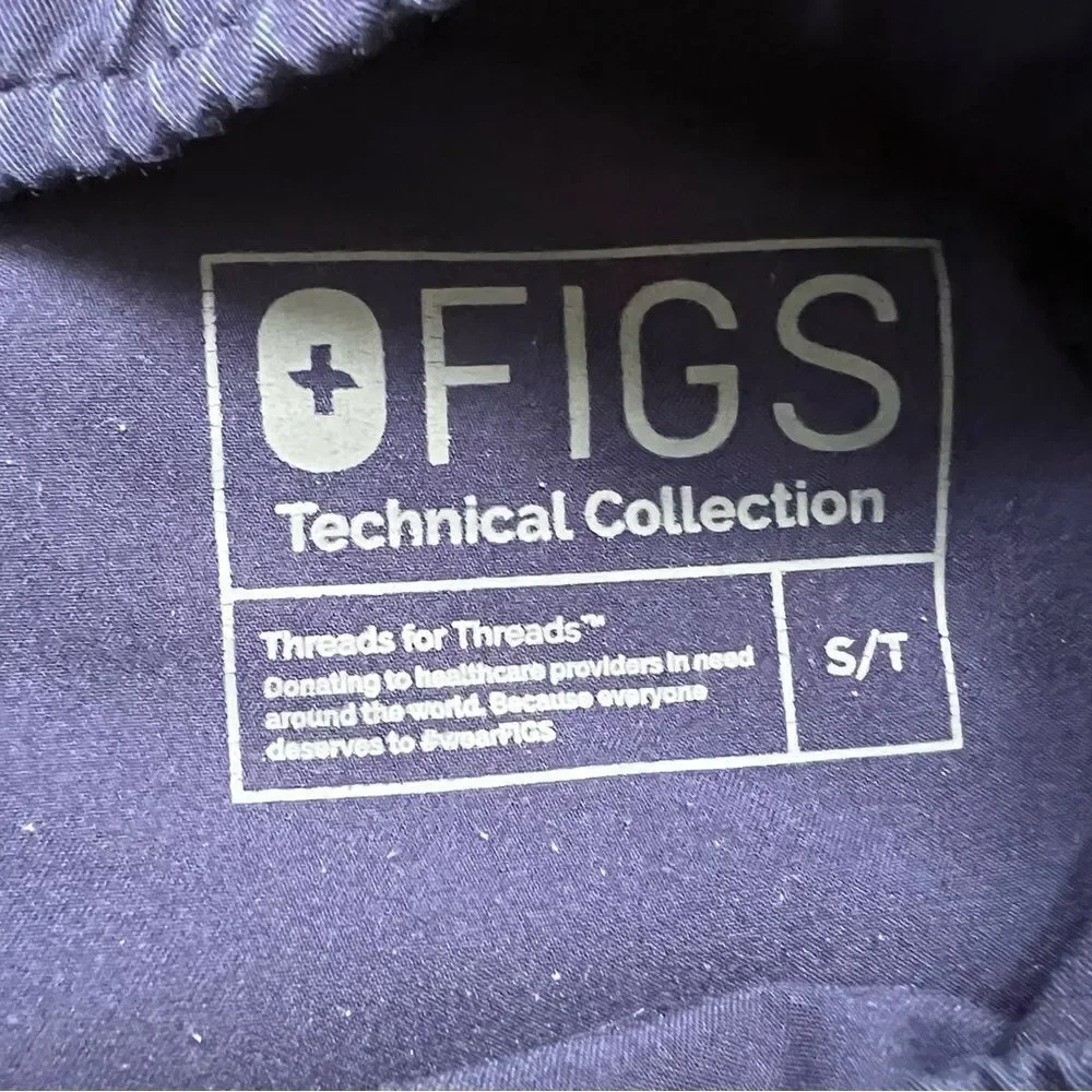 Figs Tansen Men’s Jogger Scrub Pants Navy Blue Size Small Tall